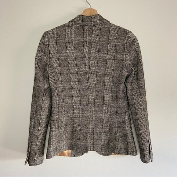 MOS Mosh grey tartan fitted blazer - Picture 6 of 7